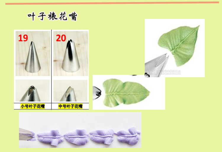 蛋糕培訓學校裱花嘴型號及花型 蛋糕培訓學校裱花嘴型號及花型